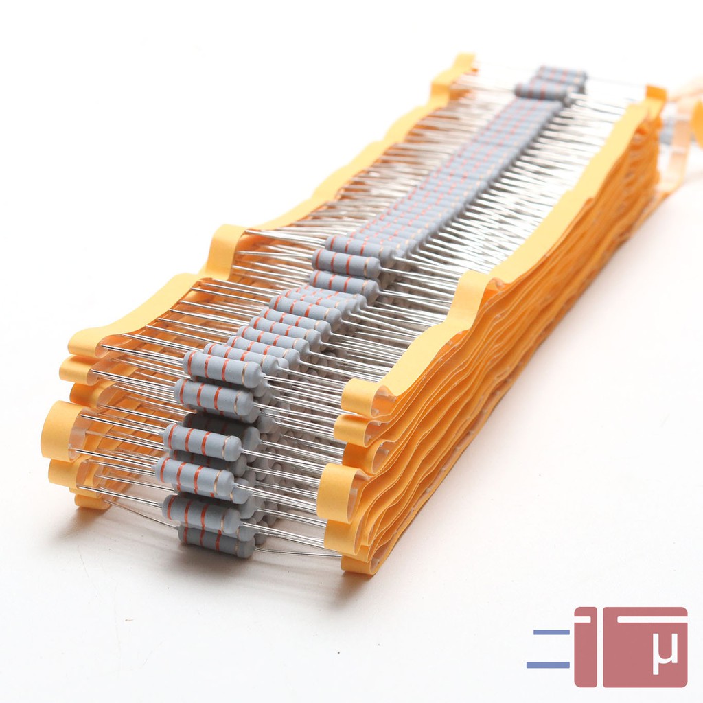 Resistor 33K 2W Metal Oxide 5% Taiwan Kaki Tembaga