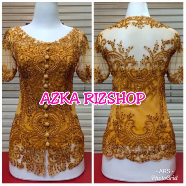 ATASAN KEBAYA WISUDA LENGAN PENDEK MODERN