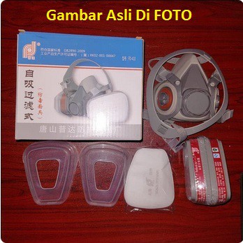 3M 6200 Masker Gas Respirator Masker Cat Masker Lab Bukan Merek 3M OEM