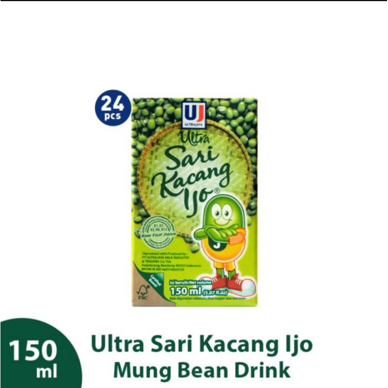 

Ultra Sari Kacang Ijo 24x150ml