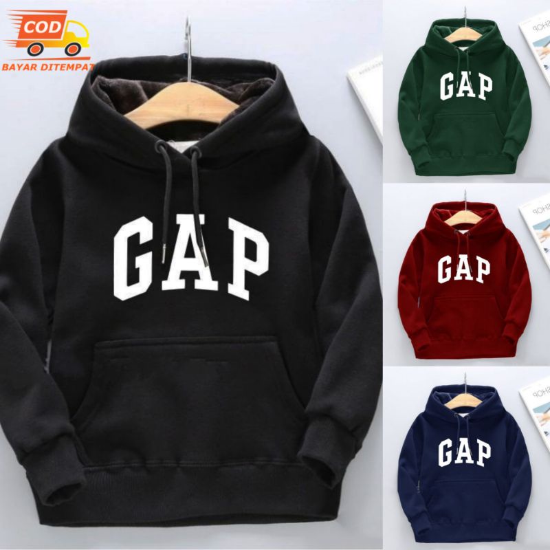 Jaket Hoodie Anak Laki Laki GAP Murah Tebal Bahan Fleece Sweater Anak GAP