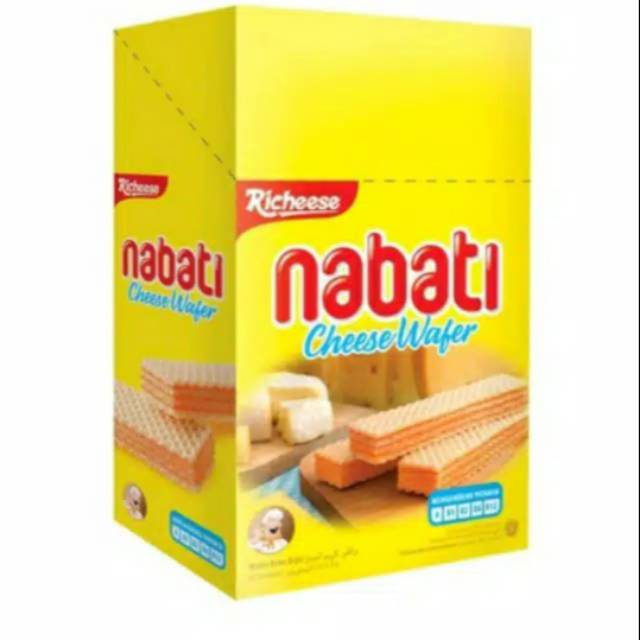 

Nabati Cheese/Chocolate Wafer 1box isi 20pcs @8gr