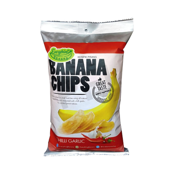 

Everything Banana Chips 80 Gr - Chilli Garlic