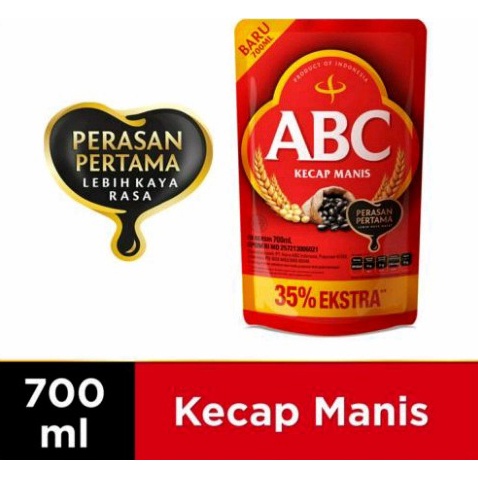

ABC kecap manis 700 ml 700ml pouch refill
