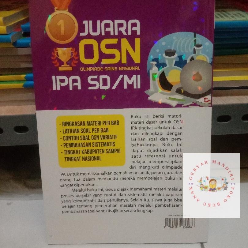 Buku Juara OSN IPA Ilmu Pengetahuan Alam untuk Anak SD dan MI-4