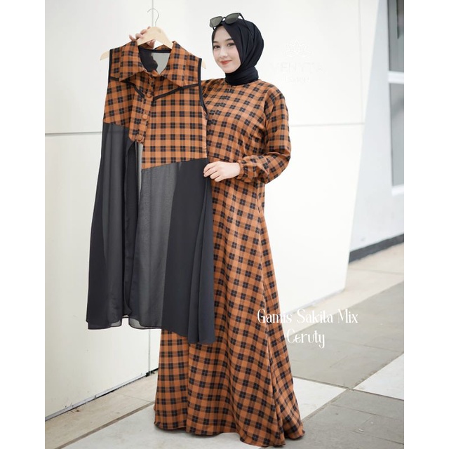 terbaru gamis rompi by venita