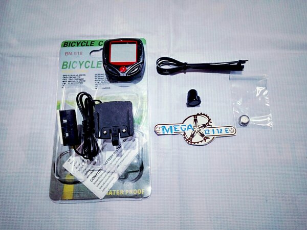 SPEEDOMETER SEPEDA WATERPROOF WIRELESS USB RECHARGEABLE balap mtb seli