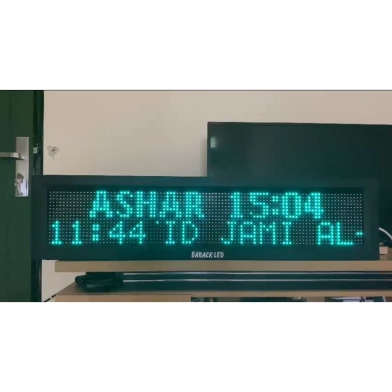 RUNNING TEXT JADWAL SOLAT DAN KONTER PULSA