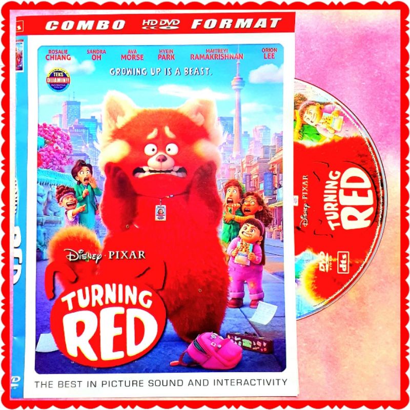 TERBARU DVD DISNEY PIXAR CARTOON ANIMASI TURNING RED
