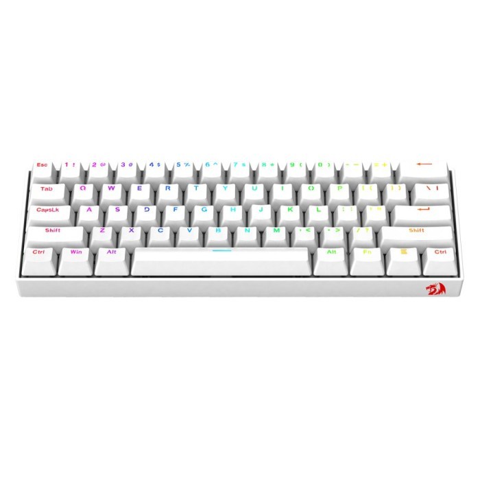 Keyboard Redragon Mechanical Gaming RGB DRAGONBORN WHITE - K630W-RGB