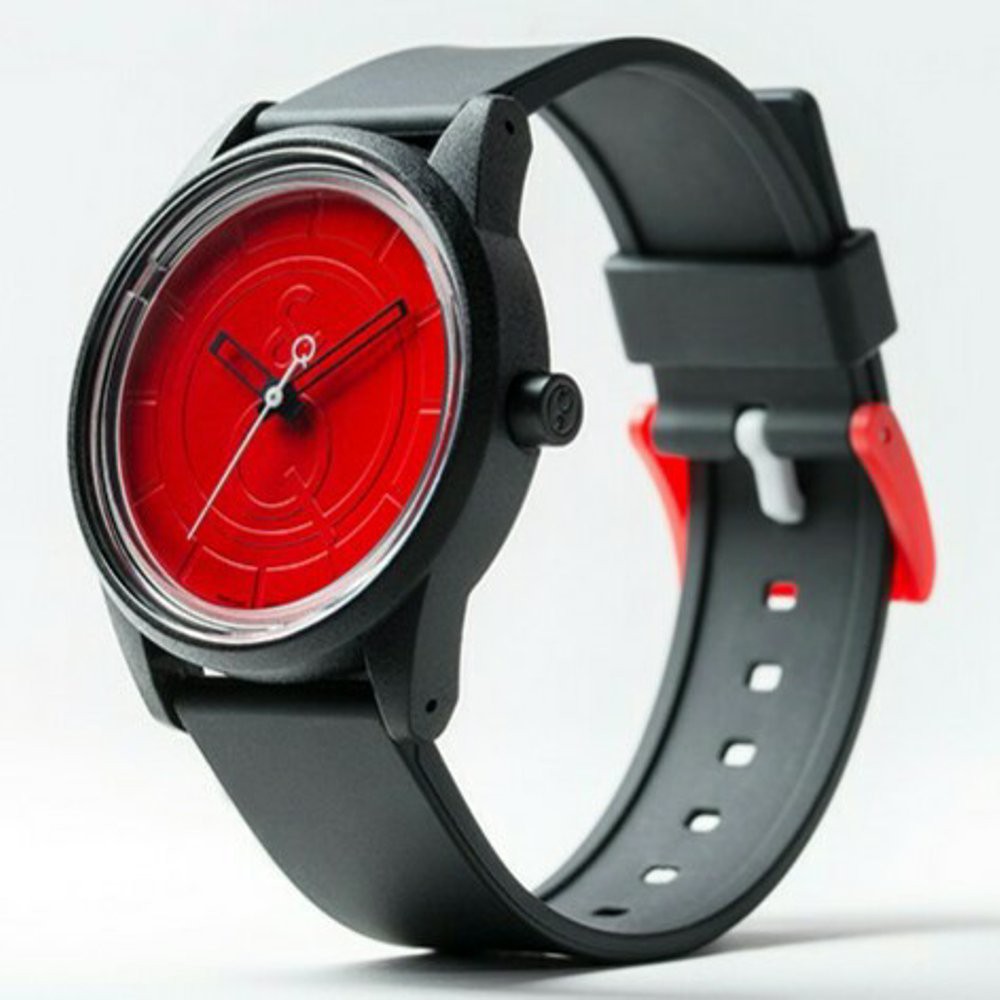 Jam Tangan Original Q&Q SmileSolar* RP00J003Y Black Rubber (hargajam ori anti air water resist)