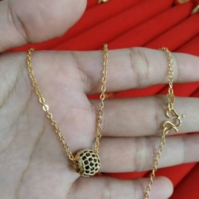 kalung bola mata emas xuping
