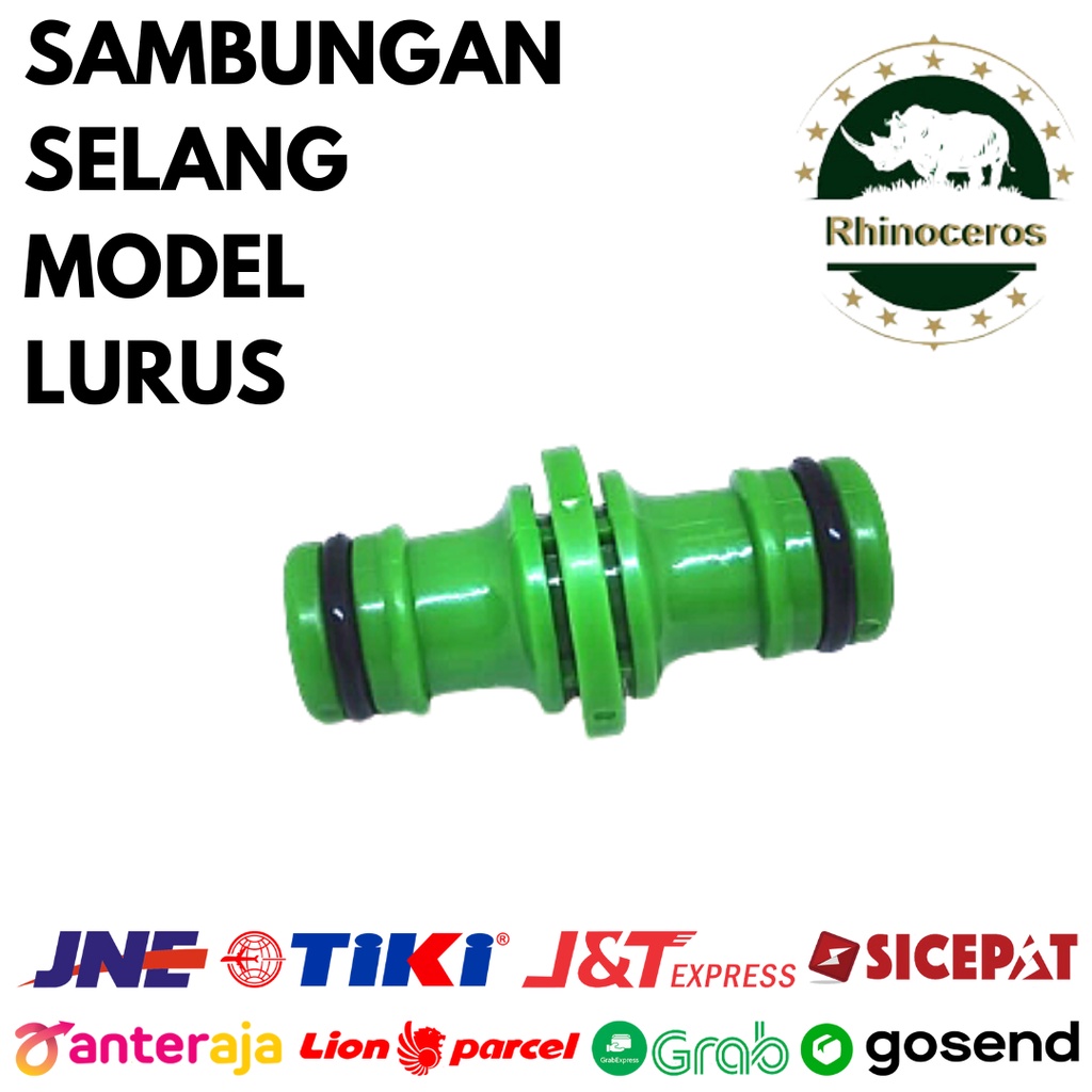 Penyambung Selang Air Konektor Lurus Sambungan Quick Connector 1/2&quot; dan 5/8&quot;