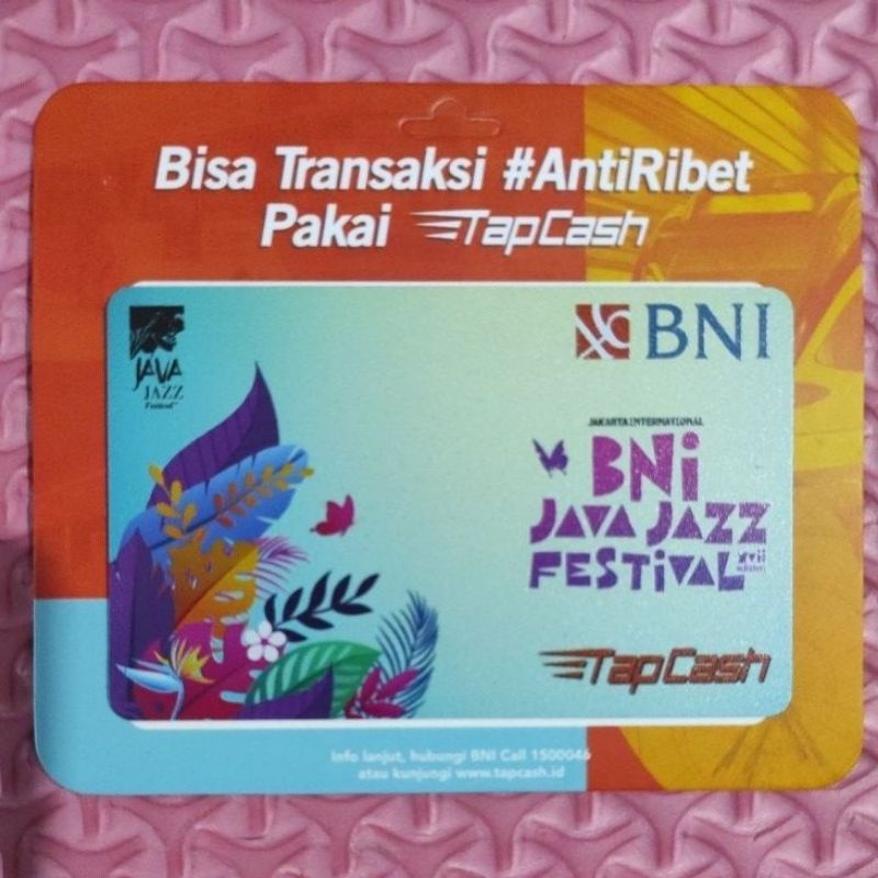 NEW!!! BNI Tapcash JAVA JAZZ 2022 ORI Like eMONEY eTOLL Flazz or Brizzi