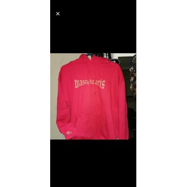 Jacket Wasted Paris Logo Oversized Hoodie Red / Gold
