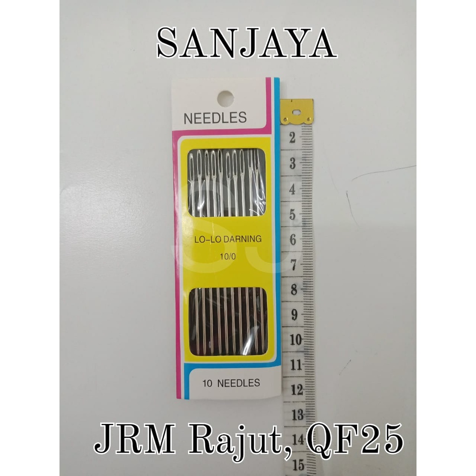 JARUM JAHIT TANGAN / JARUM JAHIT KECIL / SEWING NEEDLES / ALAT JARUM JAHIT ALUMINIUM / JARUM RAJUT QF25