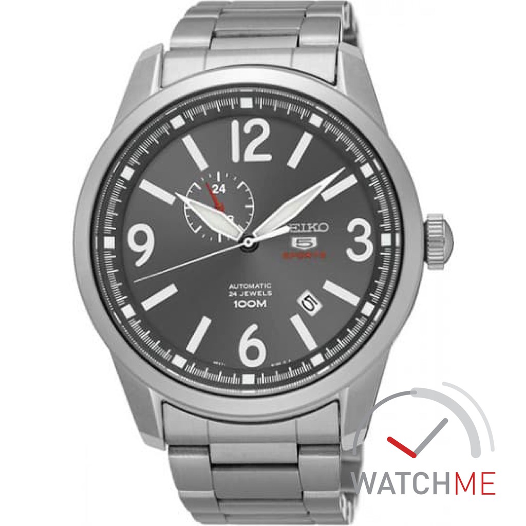 Jam Tangan Seiko 5 SSA291K1 Automatic Grey Dial 100m Stainless Steel Original Bergaransi