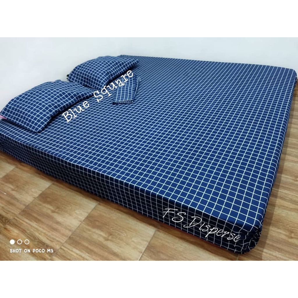 Sprei Fitted Karet Sprei Abstrak Shape Square Sprei Kotak Kotak Sprei Motif Sarung Sprei Kotak2 Mura