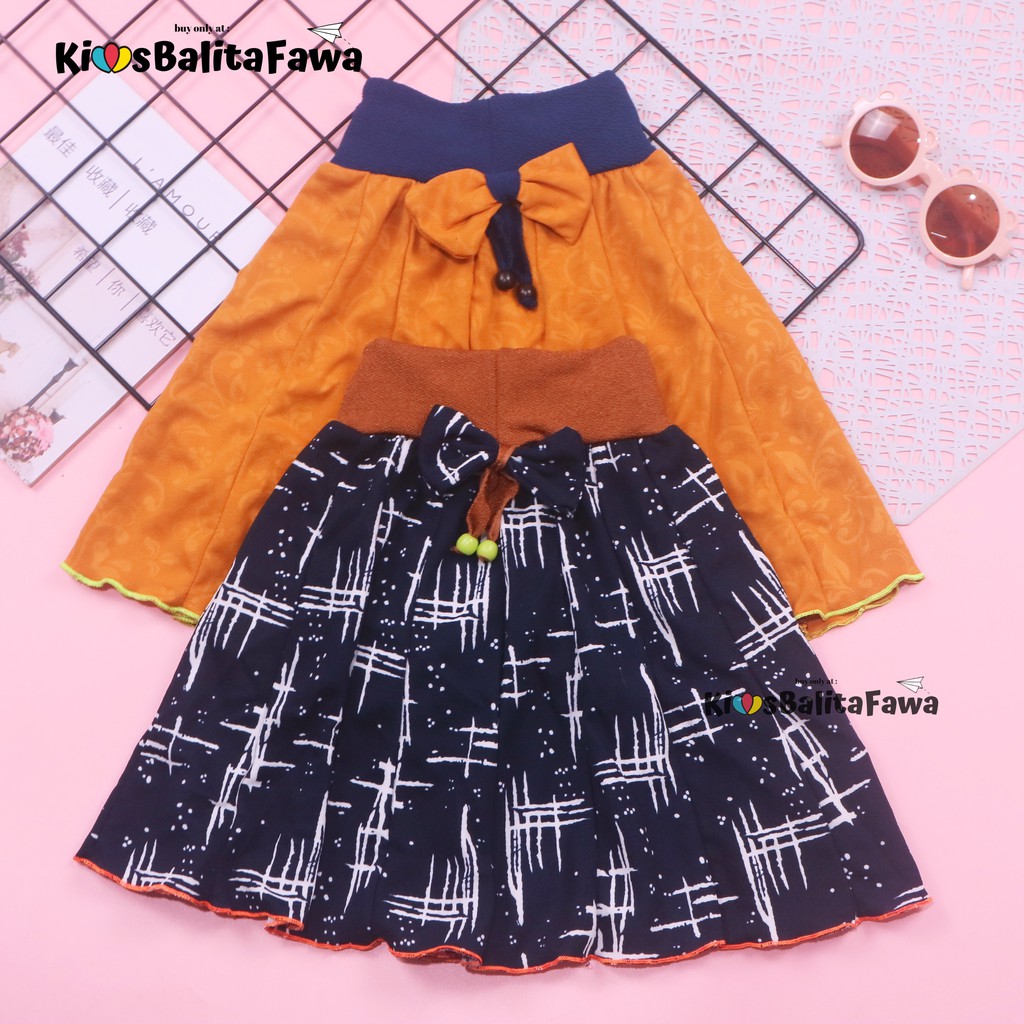 Rok Cassie uk. 3-4 Tahun / Rok Anak Perempuan Murah Skirt Pendek Polos Grosir Pakaian Fashion Import