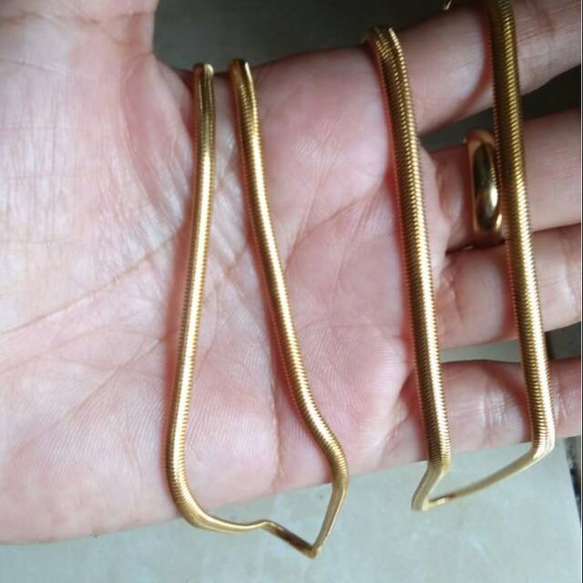 Kalung titanium panjang 50cm
