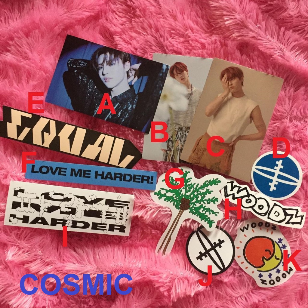 

WOODZ/SEUNGYOUN EQUAL STICKERS SATUAN MIN.4PCS [BACA DESKRIPSI]