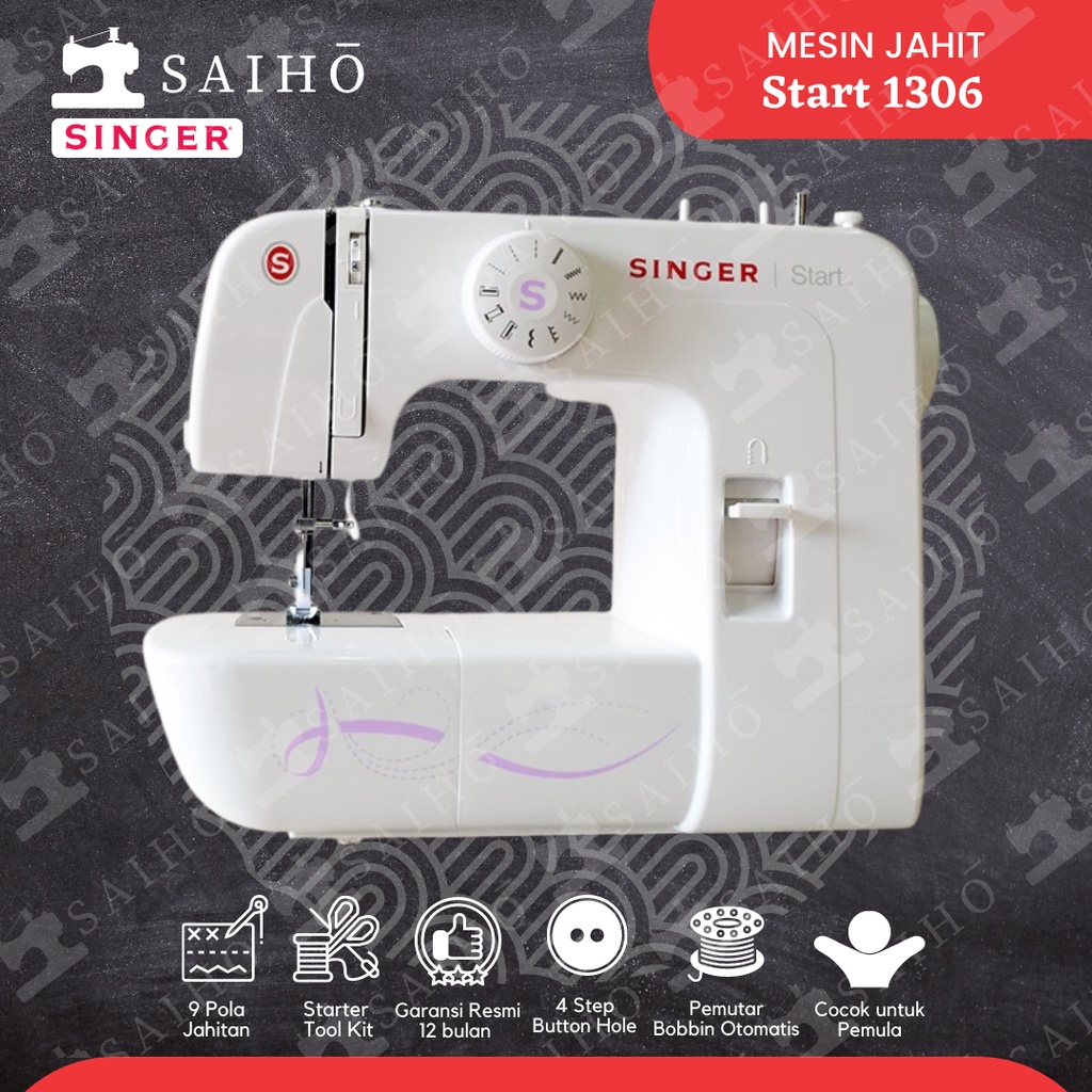 SINGER START 1306 | Mesin Jahit Rumah Tangga Portable