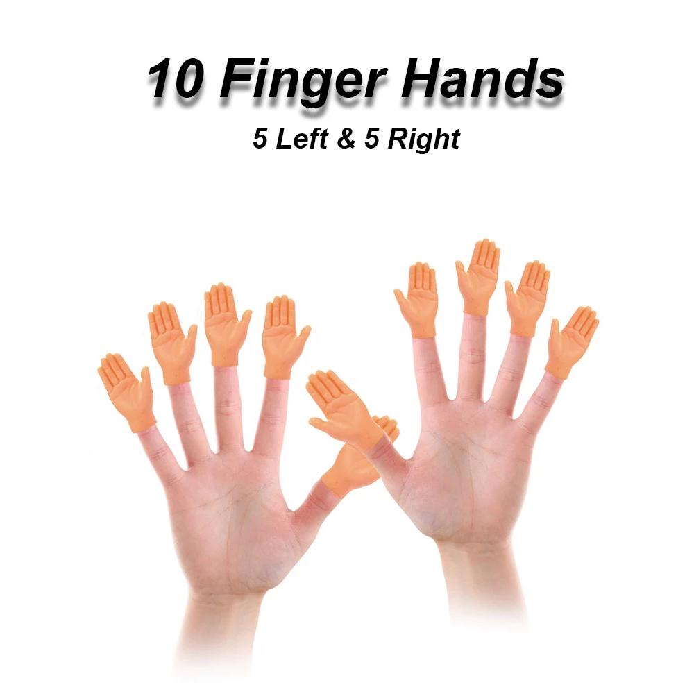 Needway Tiny Finger Hands Halloween Hadiah Mainan Pesta Mini Kreatif Lucu Jari Mainan