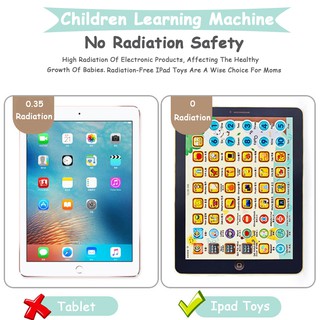 HDY Mainan Anak Mini Playpad Edukasi Ipad Papan 2 Ba   hasa