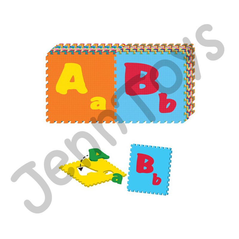 JennToys - Evamat Puzzle Matras Alas Lantai - huruf alfabet ORIGINAL EVAMATS UNIMATS ABJAD ABC