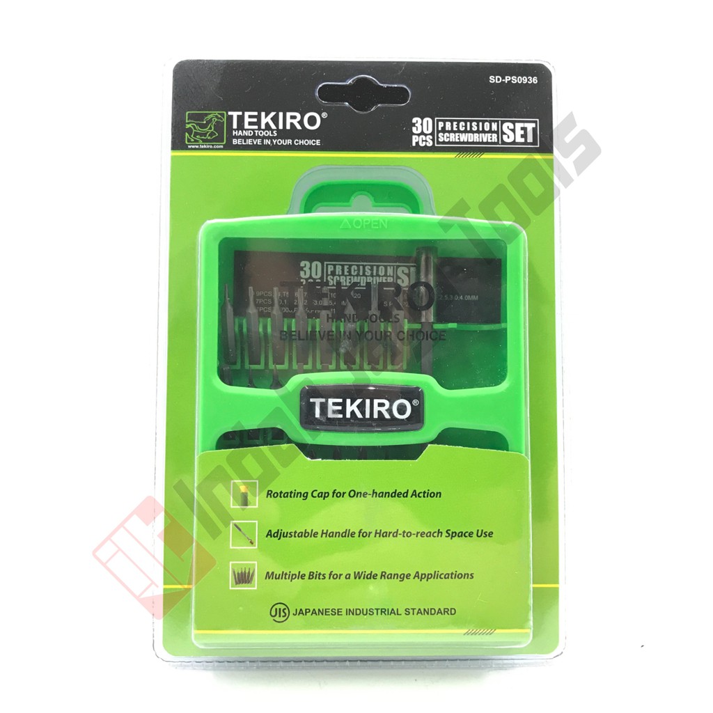 TEKIRO SD-PS0936 OBENG PRESISI HP JAM SET 30 Pcs - Precision Screwdriver Elektronik