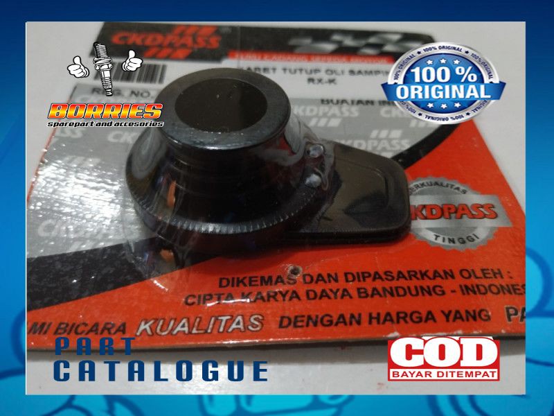 Karet tutup cap botol tabung oli samping Rx King Rxking Rxk Ckd