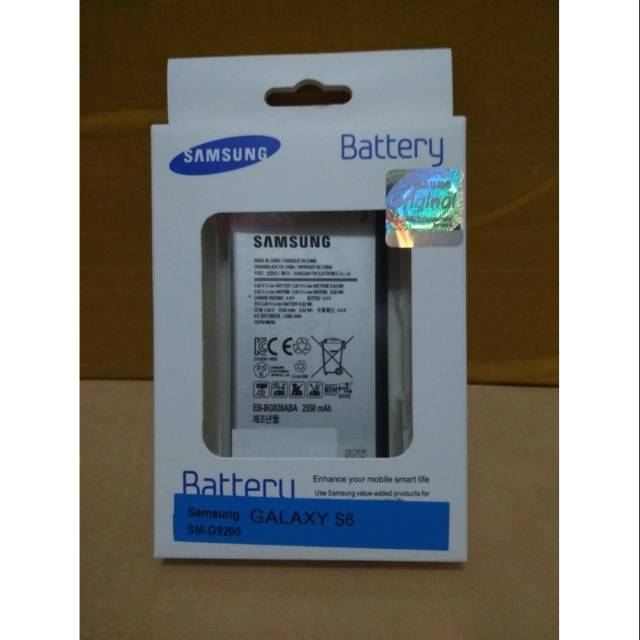 Baterai Samsung Galaxy S6/SM-G9200/SM-G9208/SM-G9209.Original 100%