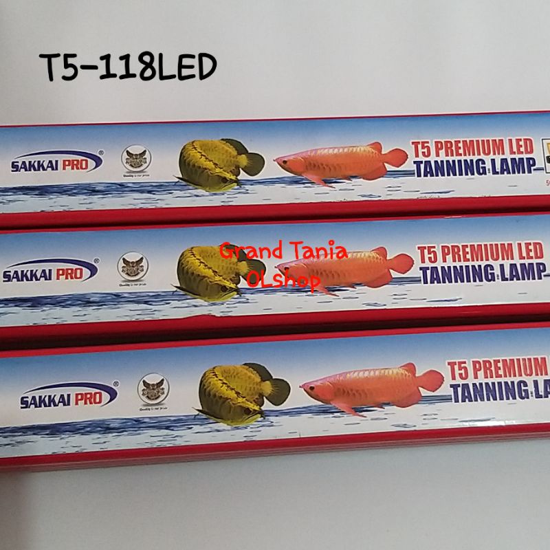 Lampu aquarium T5 Premium LED Sakkai Pro Tanning Lamp T5-118