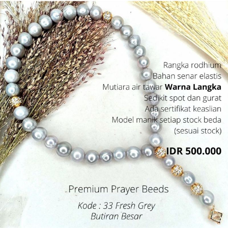 TASBIH MUTIARA ASLI