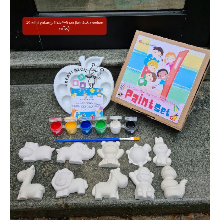 

Handcrafted Hampers| painting gypsum kit |birthday goodie bag | souvenir acara anak