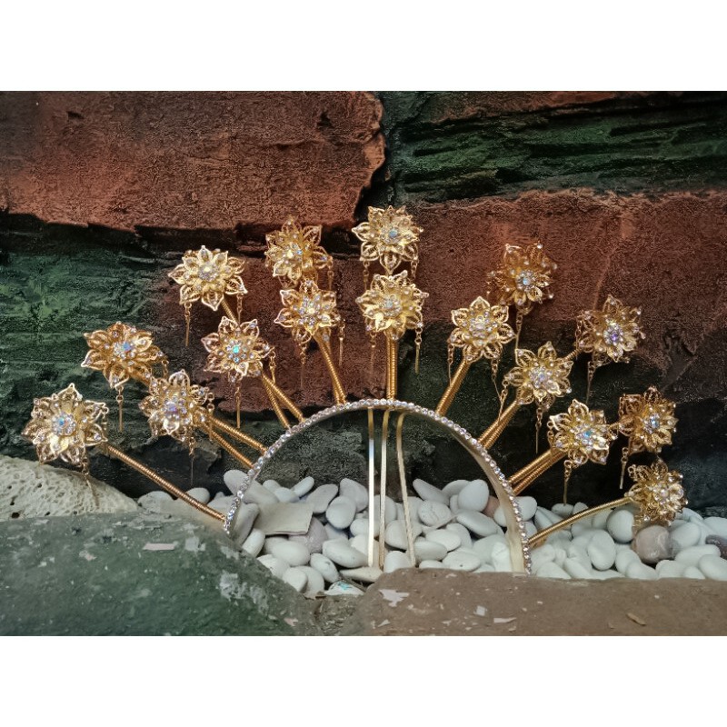 Sunting Pengantin/Bando Pengantin /Mahkota Melayu/Bando Pengantin Melayu/Mahkota Bugis/Bando Bugis