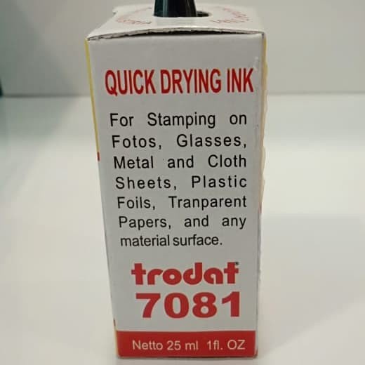 

Produk Tinta Stempel Trodat 7081 25Ml Original Promo