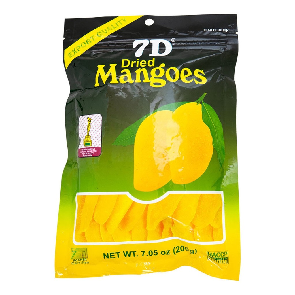 

7D Dried Mangoes Mango Dark Chocolate 100gr