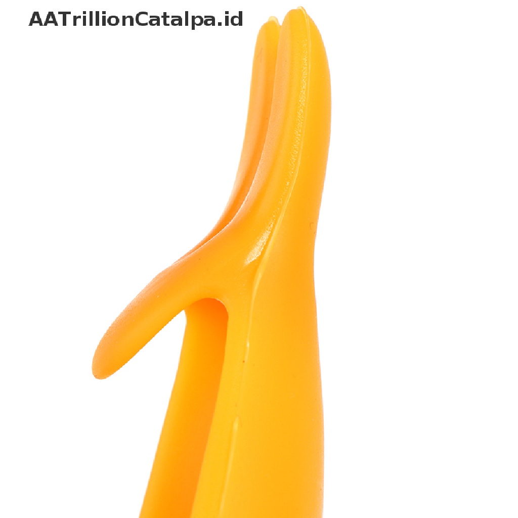 (AATrillionCatalpa) Holder Kantong Teh Bentuk Kelinci 5 Slot Bahan Silikon Warna Permen
