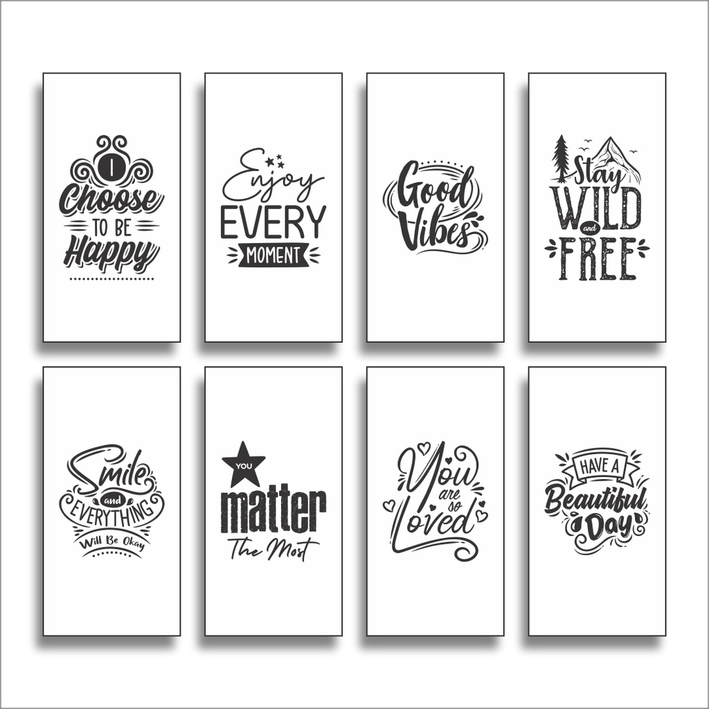 Black On White Quote - DMI Craft | HIASAN DINDING KAMAR COWOK QUOTES AESTHETIC ALA CAFE KEREN COFEE 