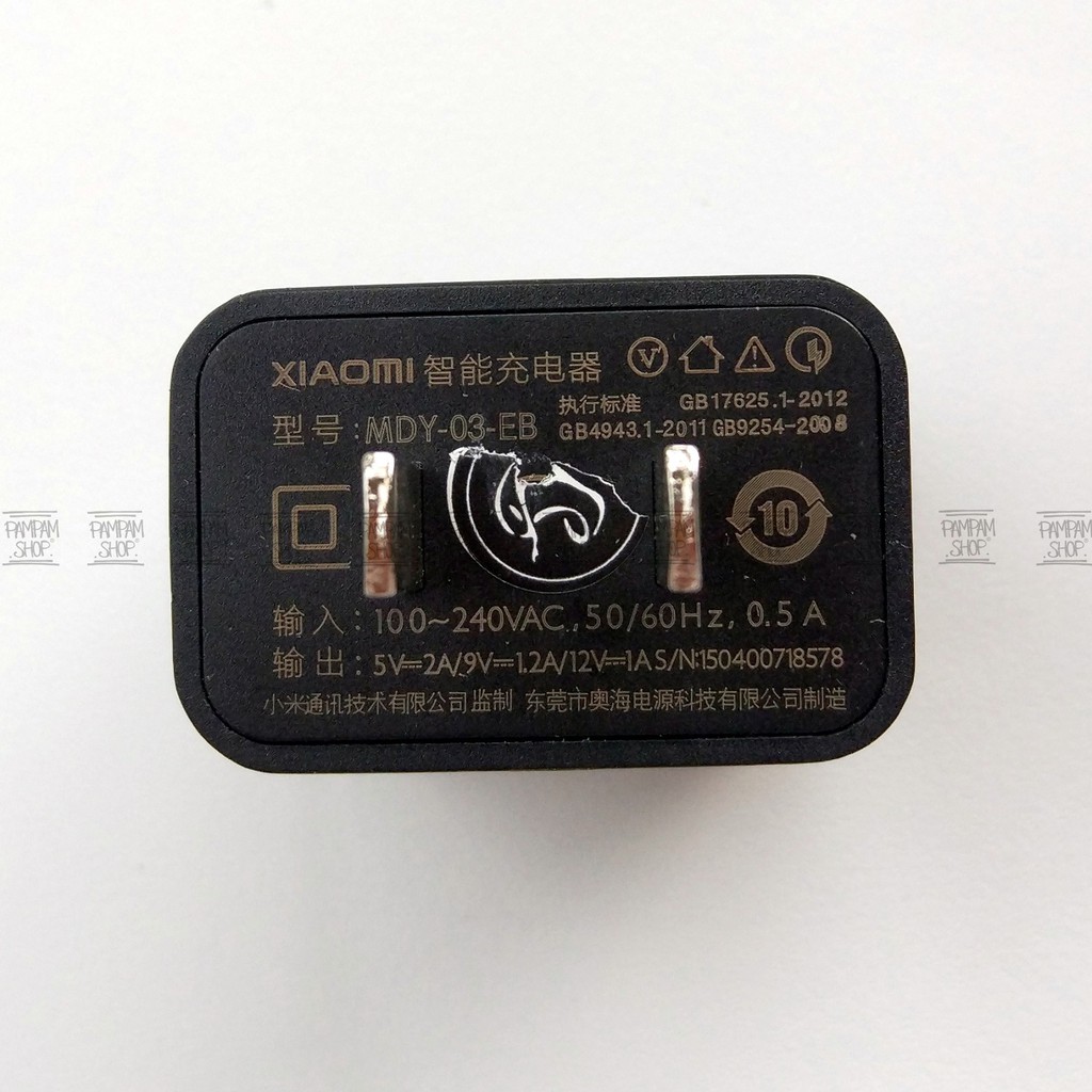 Kepala Adaptor Charger XiaoMi Fast Charging Original 2A MDY-03-EB MDY03EB Xiao Mi Note 1 2 3 4 Mi5