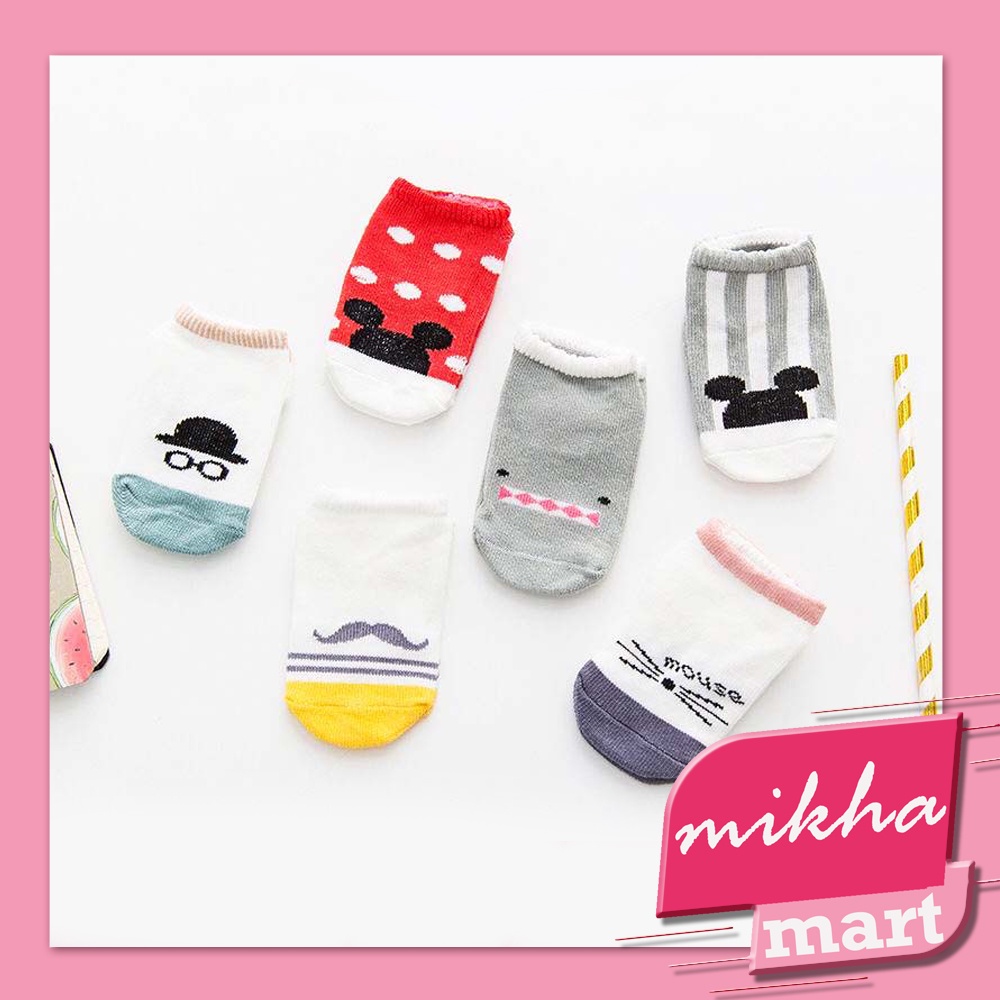 KAOS KAKI ANAK BAYI Korea Kaos Kaki Anti Slip BAYI 3D Cute Animal IMPORT - MKM