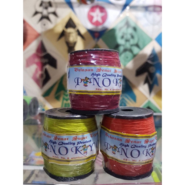 Gelasan Super silicon Cap pinokio panjang +- 1200yard (Free pelindung jari)