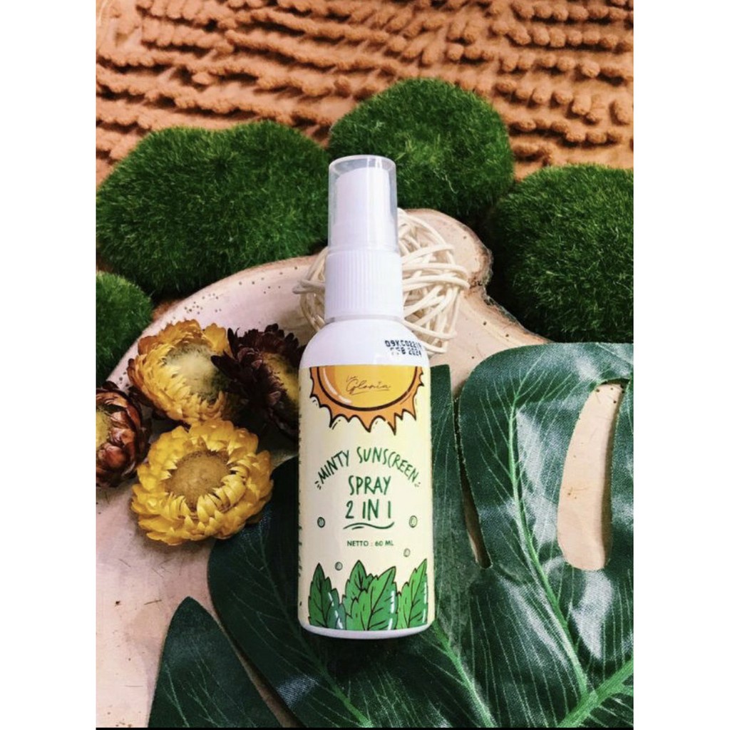 Minty Sunscreen Spray by Lea Gloria SPF 30 60 ML