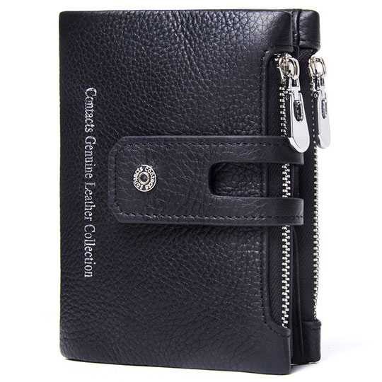 Contact Dompet Pria Kulit Asli Contact's Leather Men Wallet New 2018 *