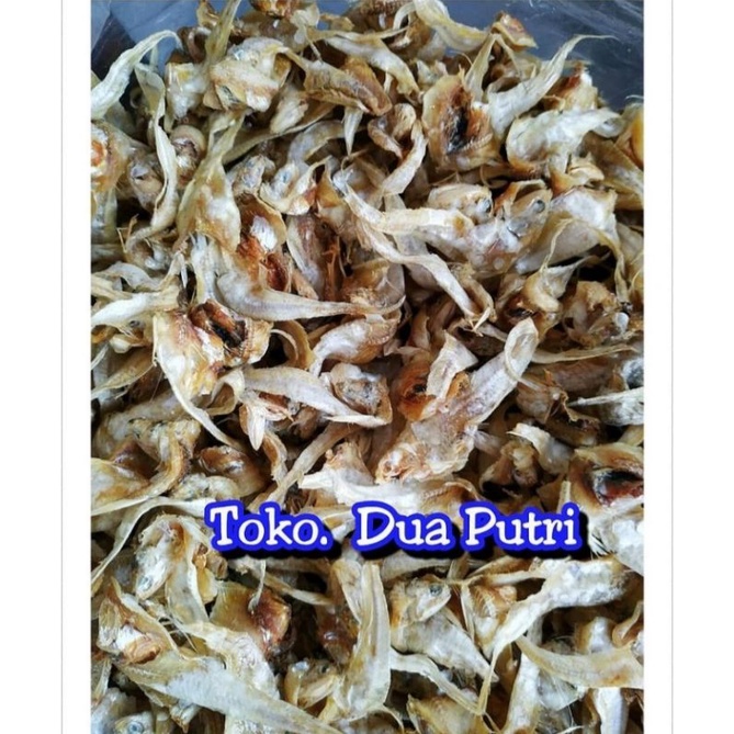 

kripik ikan asin bulu ayam