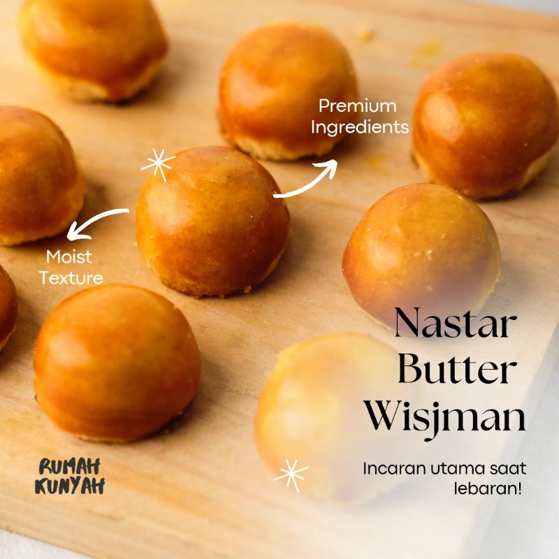 

Nastar Premium Butter Wijsman 400gr Meleleh dimulut Terenak