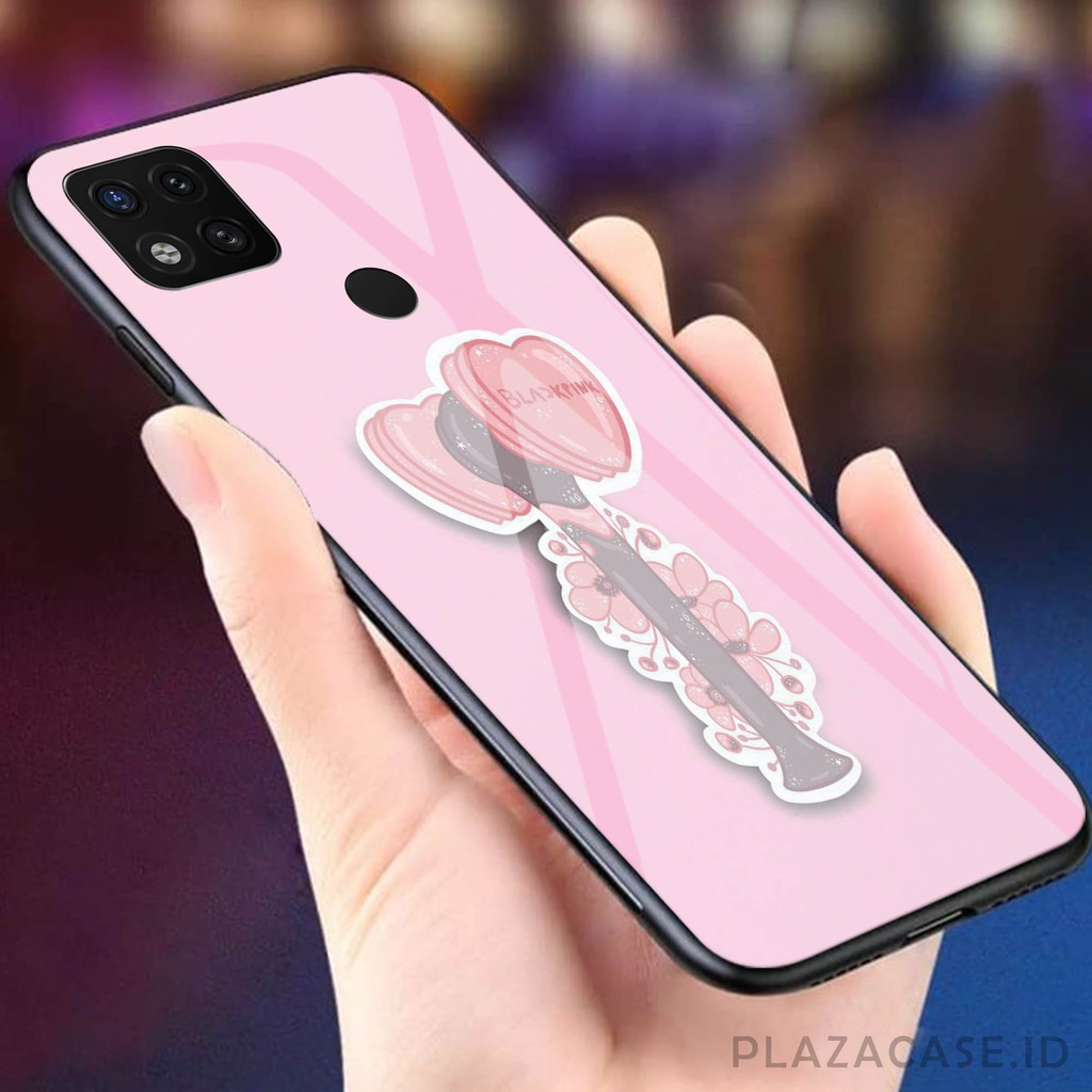 Lightstick KPOP Softcase Glass [K60] for Redmi 9c A53 A52 A92 A91 RENO 3 RENO 4 REDMI 9 Y30 Y50 A31