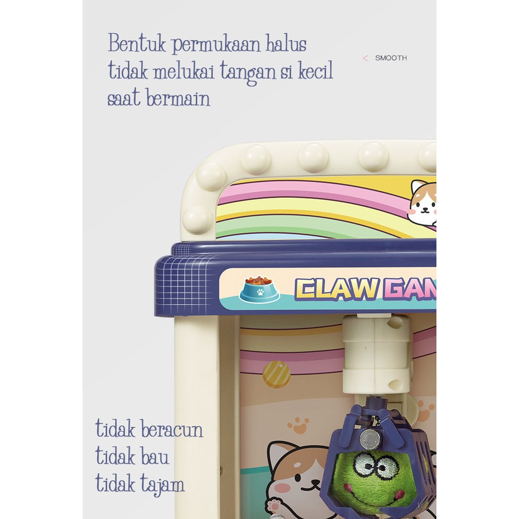 MAINAN CAPIT BONEKA CLAW GAME MACHINE