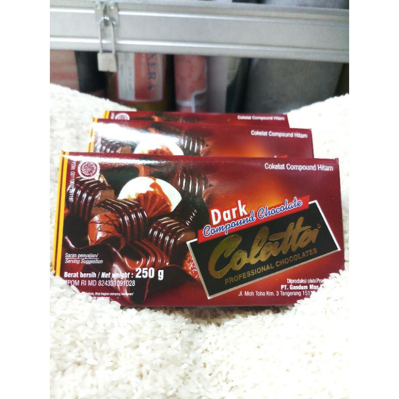 

COLATTA DARK CHOCOLATE/ COKELAT BATANGAN 250 GRAM